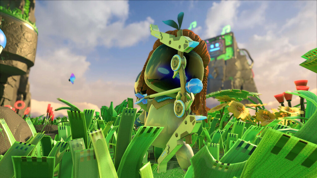 Aloy from "Horizon Zero Dawn" in "Astro's Playroom" on PS5
